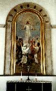 johan krouthen kristus bland larjungarna pa himmelsfardsberget Spain oil painting artist